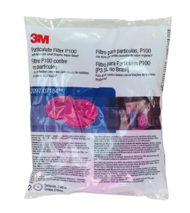 3M 2097, P100 filter for half & full facepiece respirators series 6000, 7000 & FF-400. NIOSH approved. Sold in pairs.