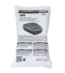 Cartouche contre les vapeurs organiques de 3M, compatible avec les masques de protection respiratoire des séries 6000 & 7500.