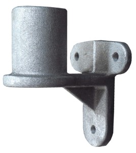 Wall bracket for horizontal fire hose reel