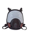 3M 6000 series NIOSH approved full facepiece. Lightweight and comfortable. Filter & cartridge not included. Medium.