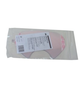 3M clear faceshield sticker cover compatible with 3M 6000 series full facepiece respirators.