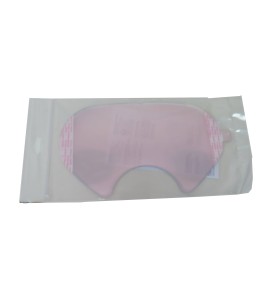 3M clear faceshield sticker cover compatible with 3M 6000 series full facepiece respirators.