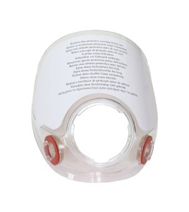 Écran clair de rechange pour masque complet de protection respiratoire de la série 6000 de 3M.