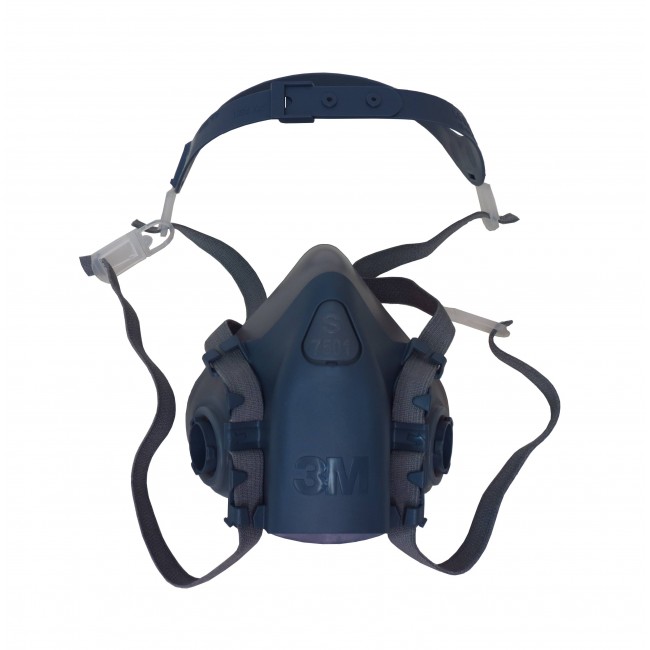 3M 7500 series NIOSH approved respirator. Lightweight and comfortable. Filter & cartridge not included. Small.