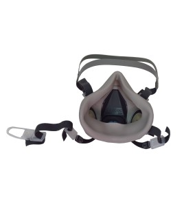 Demi-masque de protection respiratoire de série 7500 de 3M. Homologué NIOSH. Cartouche et filtre non-inclus. Petit.