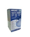 Small size Moldex N95 particulate respirator. Protects from solids, liquids, biological and non-oil based particles. 99% BFE.