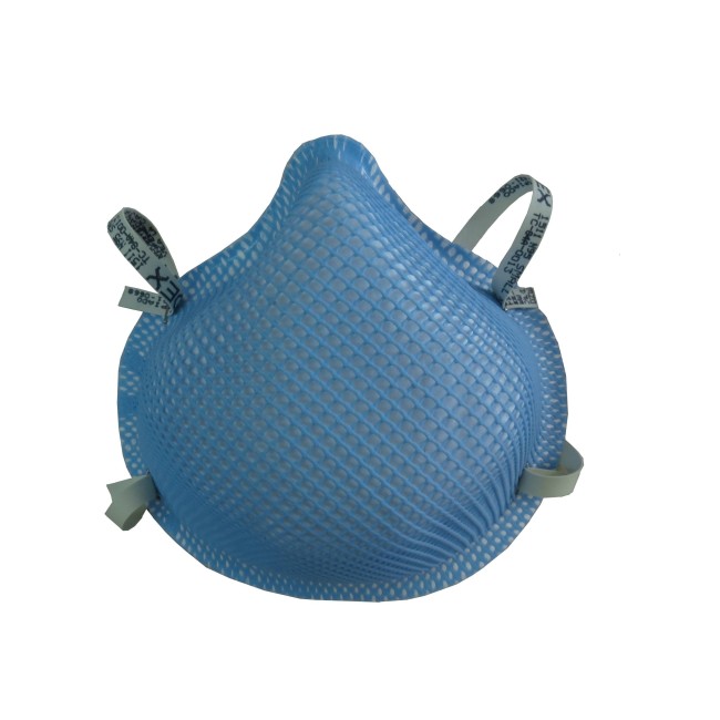 Small size Moldex N95 particulate respirator. Protects from solids, liquids, biological and non-oil based particles. 99% BFE.