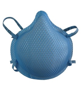 Large size Moldex N95 particulate respirator. Protects from solids, liquids, biological and non-oil based particles. 99% BFE.