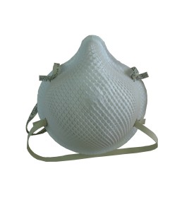 Small size Moldex N95 particulate respirator. Protects from solids, liquids, biological and non-oil based particles. 99% BFE.