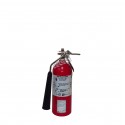 Portable fire extinguisher with CO2 5 lbs, type BC, ULC 10BC, with wall hook. Best for electrical fires.