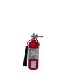 Portable fire extinguisher with CO2 5 lbs, type BC, ULC 10BC, with wall hook. Best for electrical fires.