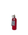 Portable fire extinguisher with CO2 5 lbs, type BC, ULC 10BC, with wall hook. Best for electrical fires.