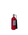 Portable fire extinguisher with CO2 5 lbs, type BC, ULC 10BC, with wall hook. Best for electrical fires.