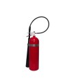 Portable fire extinguisher with CO2, 15 lbs, type BC, ULC 10BC, with wall hook. Best for electrical fires.