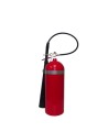 Portable fire extinguisher with CO2, type BC, ULC 10BC, with wall hook. Best for electrical fires.