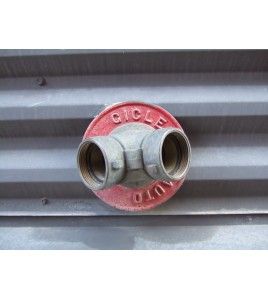 Adjustable break cap for fire department (siamese) connection, 2.5 inch, for any hose thread