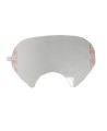 3M clear faceshield sticker cover compatible with 3M 6000 series full facepiece respirators.