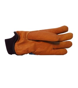 Winter glove cowhide palm, thinsulate insulation