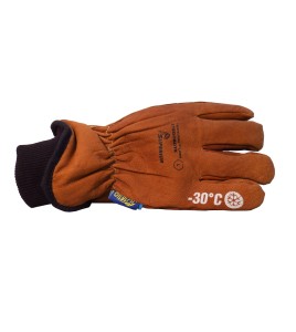 Winter glove cowhide palm, thinsulate insulation