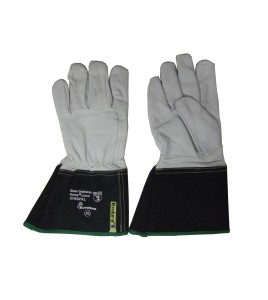 Gants anti-coupure pour soudure TIG et MIG en cuir de chèvre avec doublure de Kevlar