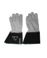 Cut-resistant goatskin gloves for TIG and MIG welding, with Kevlar lining