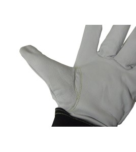 Cut-resistant goatskin gloves for TIG and MIG welding, with Kevlar lining