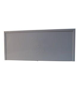 Emergency exit sign in French (“Sortie”), 120V with battery, certified CSA. Steel casing, simple or double face.