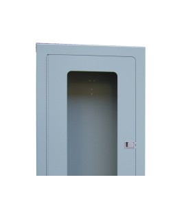 Universal latch for recessed fire cabinet