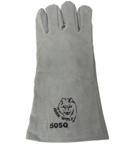 18 in long Endura® side-split cowhide welding glove with level 2 heat resistance. Large one-size-fits-all, sold in pairs.