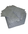 Universal absorbent pads for non-corrosive spills, 15 X 18 inches, 100 pads/package.