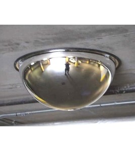 Hemispheric interior mirror 360 degre Ideal location: 4-way intersections.