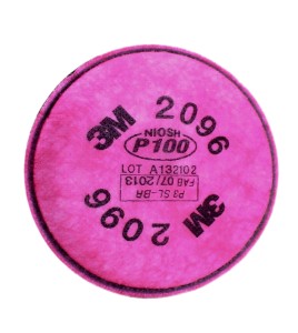 3M P100 filter with nuisance level acid gas relief. NIOSH  approved. Sold in pairs.