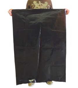 Black disposal heavy duty bags 4 mil. - 35 x 50 in.- 50 unit/roll