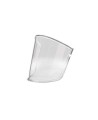 3M spare polycarbonate visor for protection from impacts and scratches on a RM206 facepiece with hard hat. 5 units/case