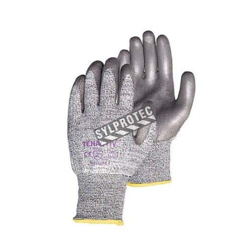 TenActiv™ cut-resistant composite knit glove with polyurethane coating. ASTM/ANSI cut-resistance level 2. Sold in pairs.