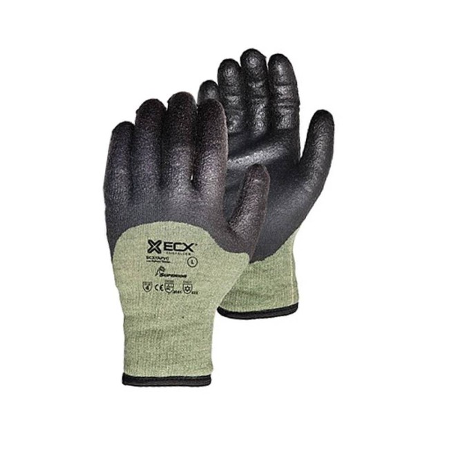 Gant d’hiver anti-coupure niveau A5 Emerald CX® en tricot de Kevlar® & fil d'acier enduit de PVC compatible avec écrans tactiles