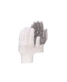 Gloves made of jersey with PVC dotted grip on one side, large, 12 pairs/pkg.