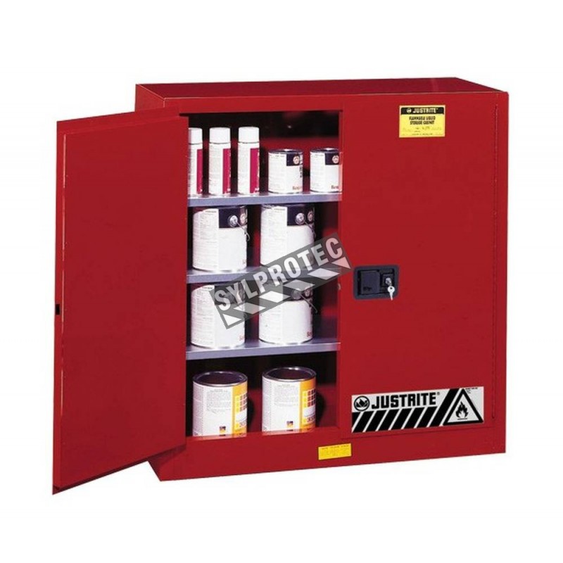 Safety storage cabinet for combustibles. 20 US gal. FM ...