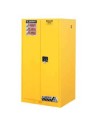 Flammable liquids storage cabinet, 90 US gallons (341 L), FM, NFPA and OSHA-approved.