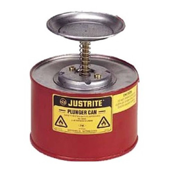 Steel solvent dispenser, 1 gallon, FM, UL, OSHA approved.