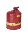 Steel flammable liquids container, type 1, 5 gallons, approved FM, UL,OHSA