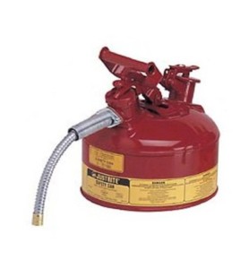 Steel flammable liquids container, type 2, 1 gallon, approved FM, UL, OHSA.