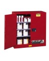 Justrite safety storage cabinet for combustibles (paints, inks), capacity 40 gallons.