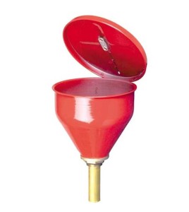 Safety drum funnels 32 in., whit flame arrestor.