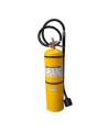 Portable Amerex fire extinguisher with copper extinguishing agent, 30 lbs, type D (lithium fires), with wall hook