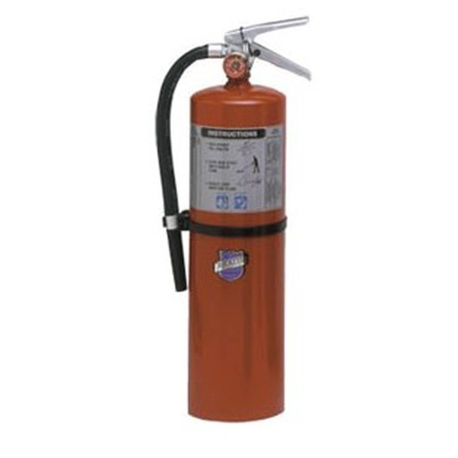 Portable fire extinguisher with Purple K 10 lbs, type BC, ULC 80BC, with wall hook