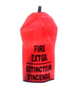 Cover for 10 lbs extinguisher, bilingual, without window