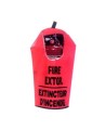 Cover for 20 lbs extinguisher, bilingual, with window