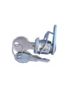 Universal cam lock for surface cabinet, with key