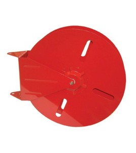 24-inch circular hose reel, for 150 ft rack fire hoses or 100 ft single-jacket hoses.